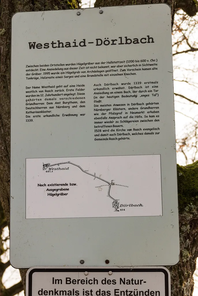 Dörlbacher Au, Infoschild, Burgthann