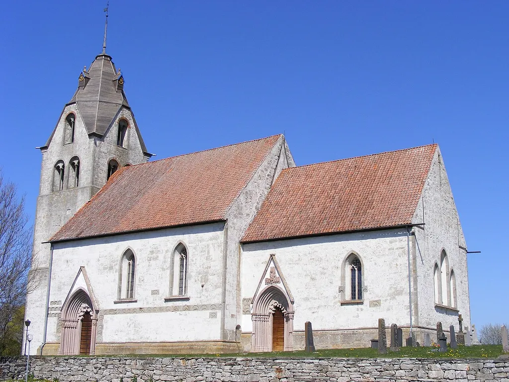 Medieval church, Grotlingbo, Gotland, Sweden
