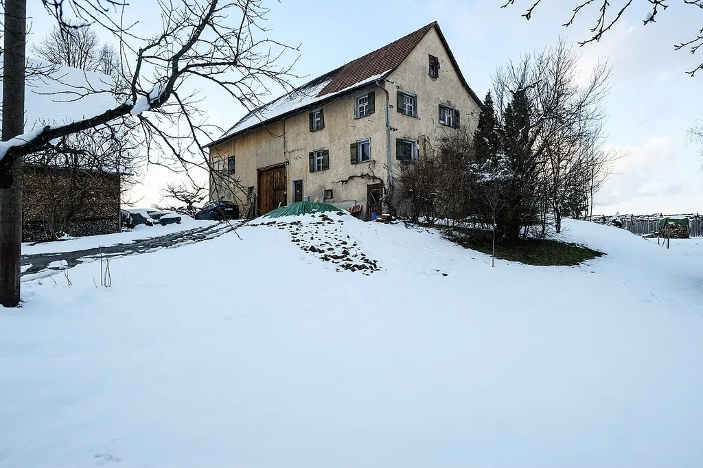 Place of the vanished castle Bürgberg, Markdorf-Bürgberg, county Bodenseekreis, Germany