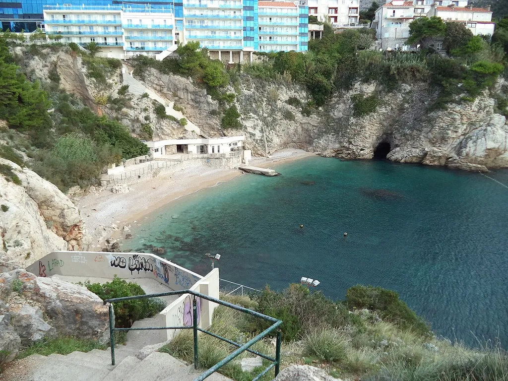 Bay near the Bellevue hotel, Dubrovnik