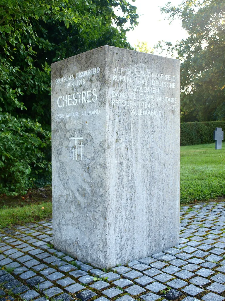 German section of the Chestres‎  military cemetery