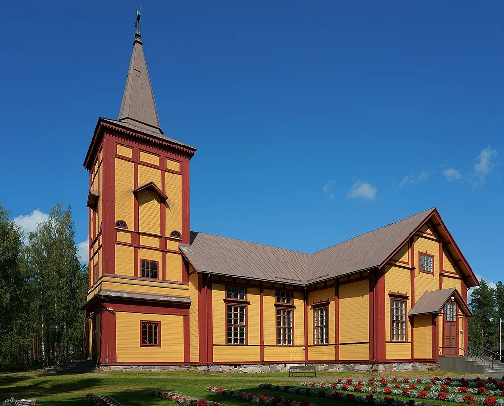This is a photo of a monument in Finland identified by the ID 'Sievi Church' (Q15987137)