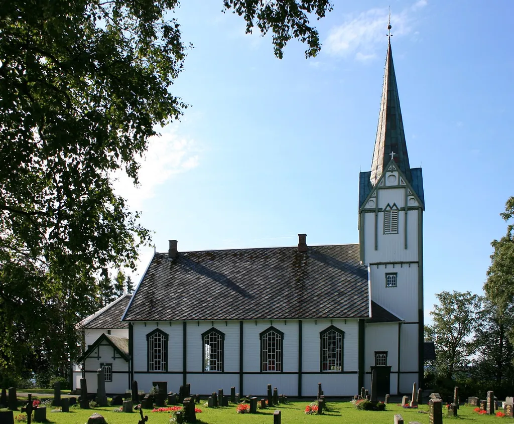 Skatval church, Stjørdal, Norway.