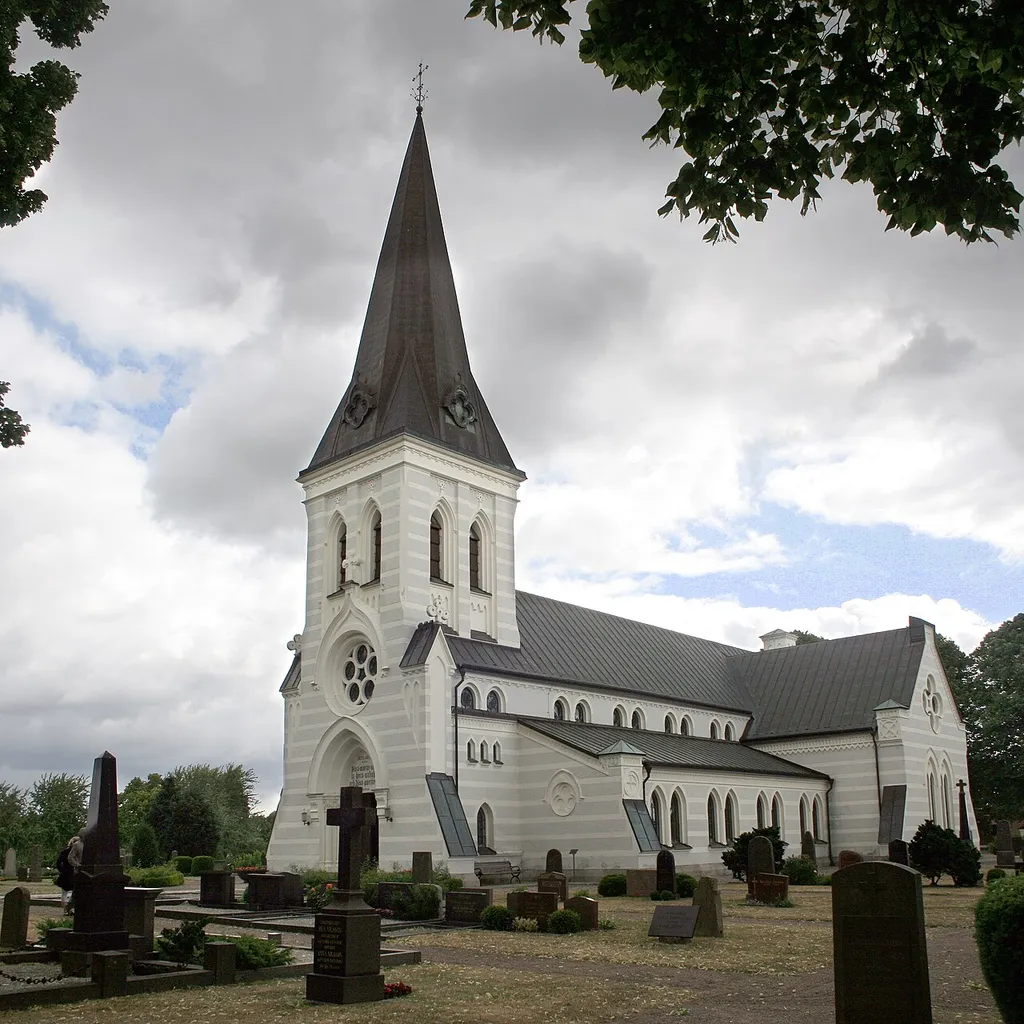 Nosaby Parish Church in Nosaby, Kristianstad, Sweden.