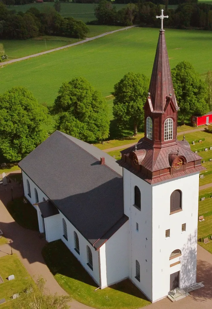 Floby church (Swedish:Floby kyrka) in Västergötland, Sweden.