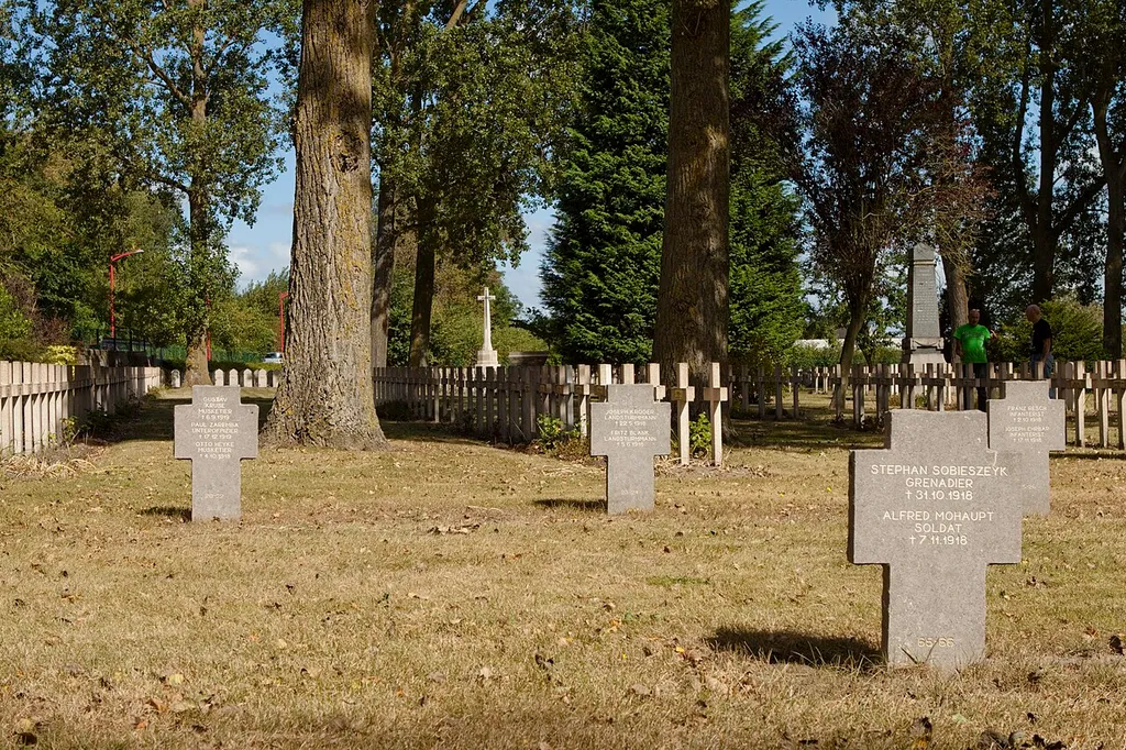 German section of Zuydcoote military cemetery