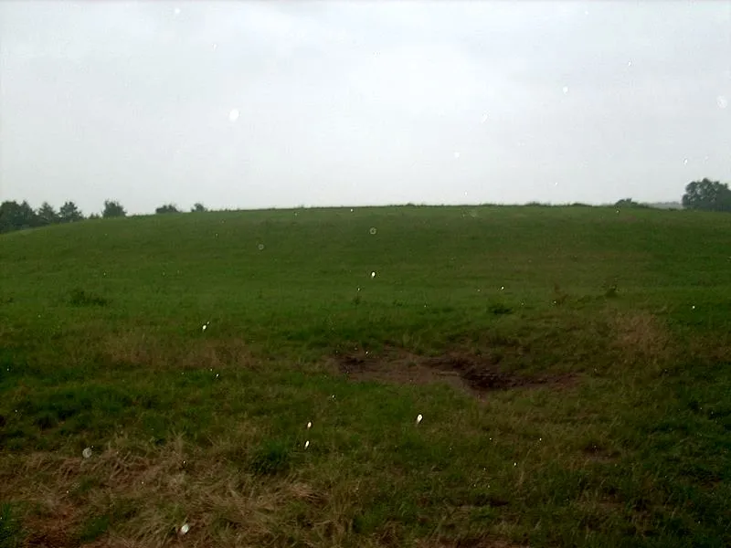 Burgwal Altkalen im Regen