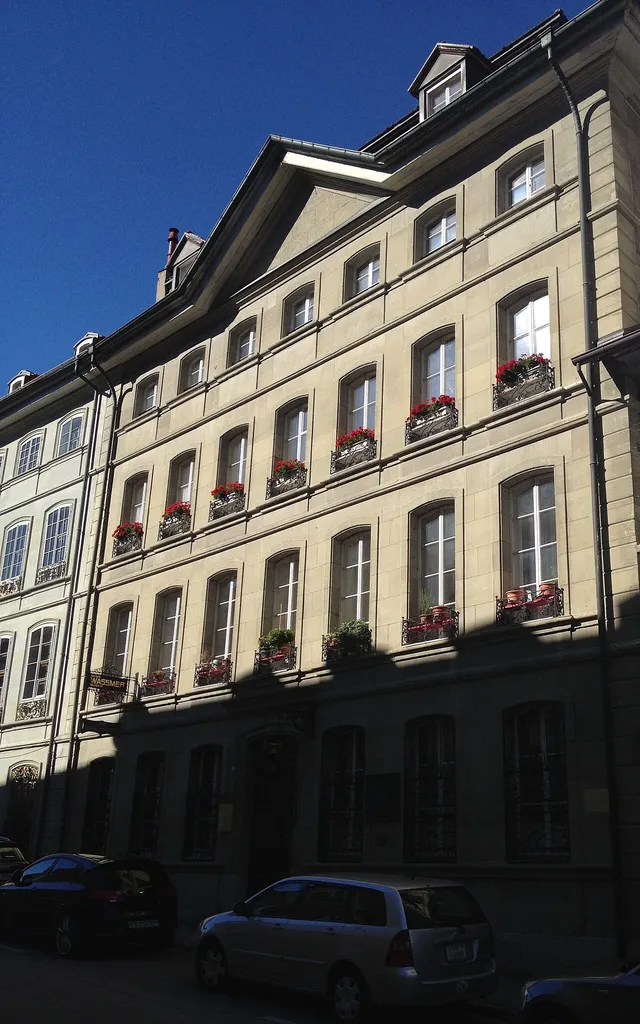 House of Diesbach-Steinbrugg, today the Swiss Sewing Machine Museum, also known as the Wassmer Museum