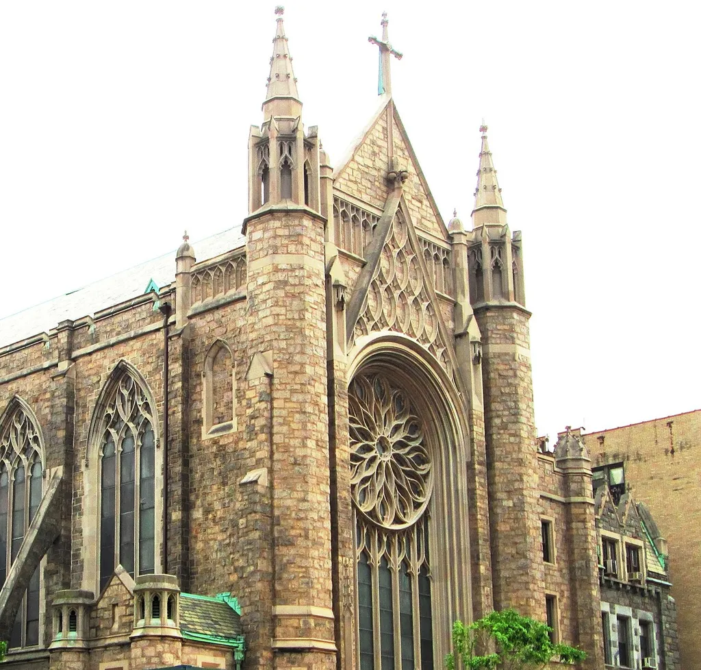 The Roman Catholic Church of the Incarnation, located at 1290 St. Nicholas Avenue (Juan Pable Duarte Boulevard) at West 175th Street in the Washington Heights neighborhood of Manhattan, New York City, was built in 1928 and was designed by W.H. Jones. The parish was founded in 1908. (Source: From Abyssinian to Zion (2010))