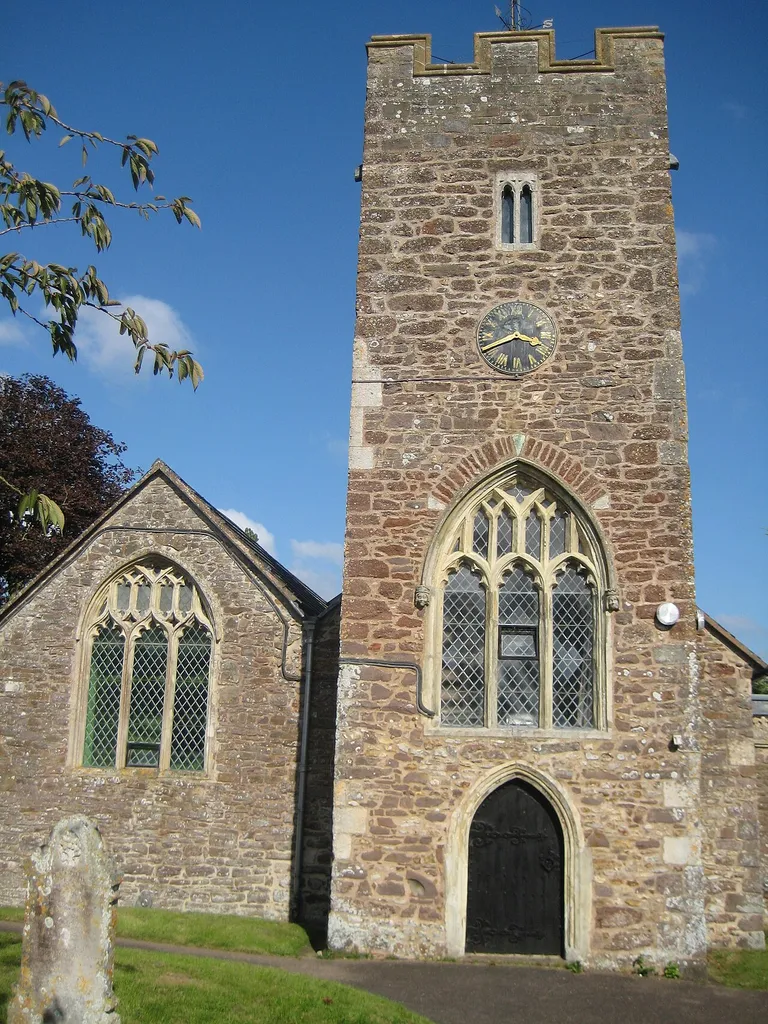 Parish church of St Mary the Virgin, Willand, Devon, seen from the west