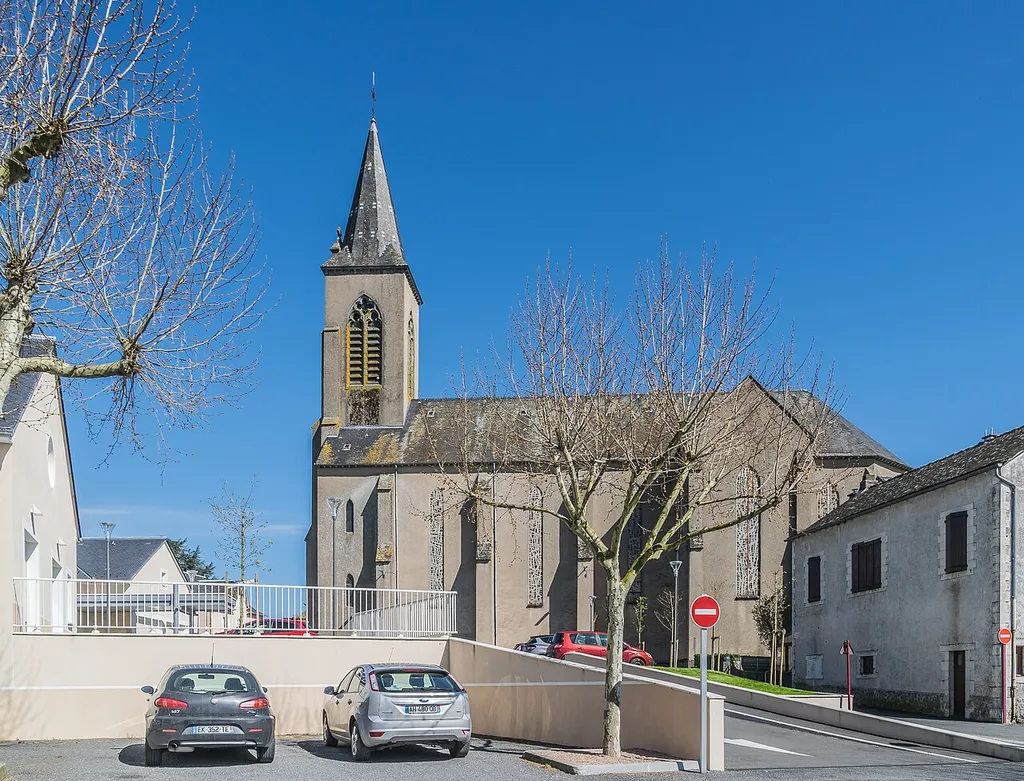 Church in Réquista, Aveyron, France