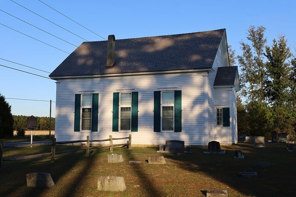 Hebron Methodist Protestant Church and Cemetery near Georgetown, Delaware in 2020