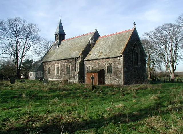 St. Lawrence's Church, Elstronwick, East Riding of Yorkshire, England.Built as a medieval chapel of ease at an unknown date before 1324 and dedicated to St. Lawrence by 1386, the church at Elstronwick was extensively rebuilt and remodelled in 1791 and again in 1874-75.