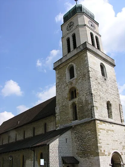 Vue extérieure de la Collégiale de St-Imier