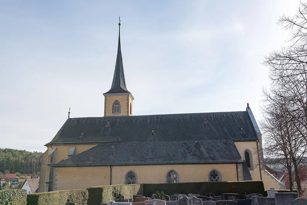 Güntersleben, -Kath. Pfarrkirche St. Maternus