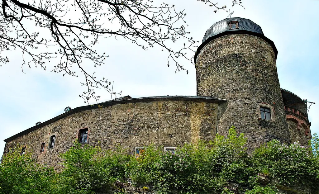 This image shows the castle in Mylau (Saxony, Germany).