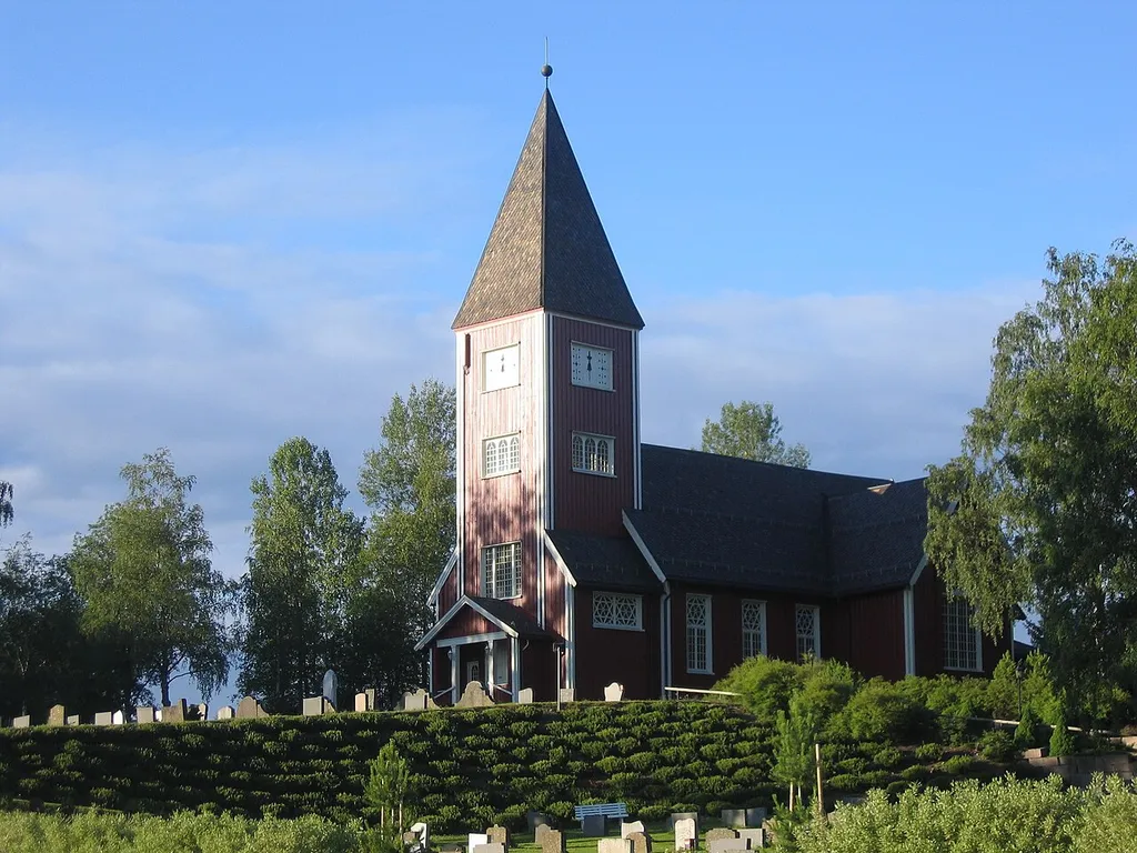 Øvre Vang church in Hamar, Hedmark, Norway.