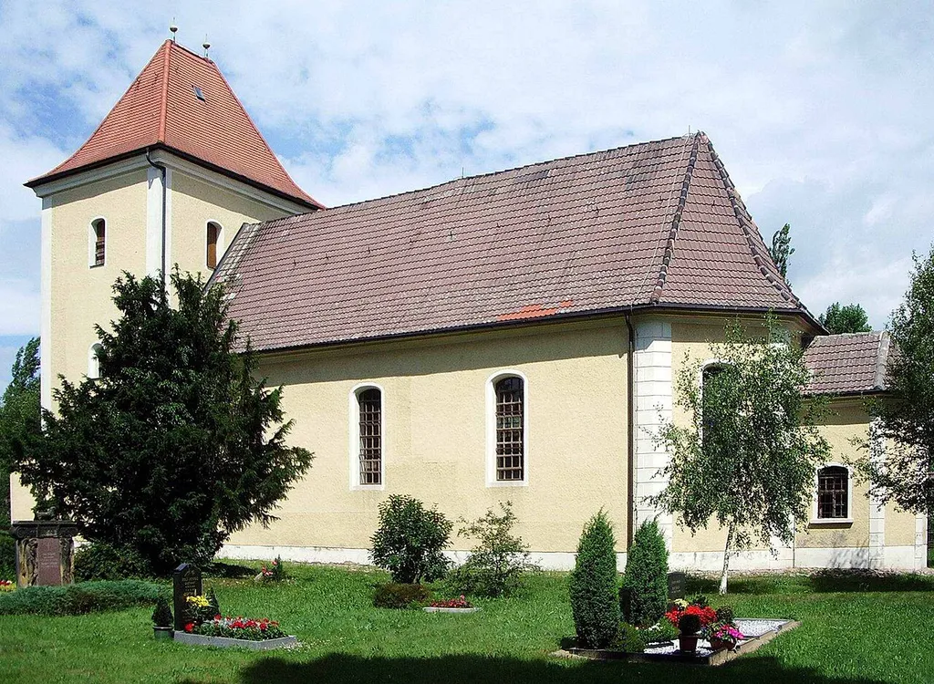 lutherian church in Hohenheida near Leipzig (2006)