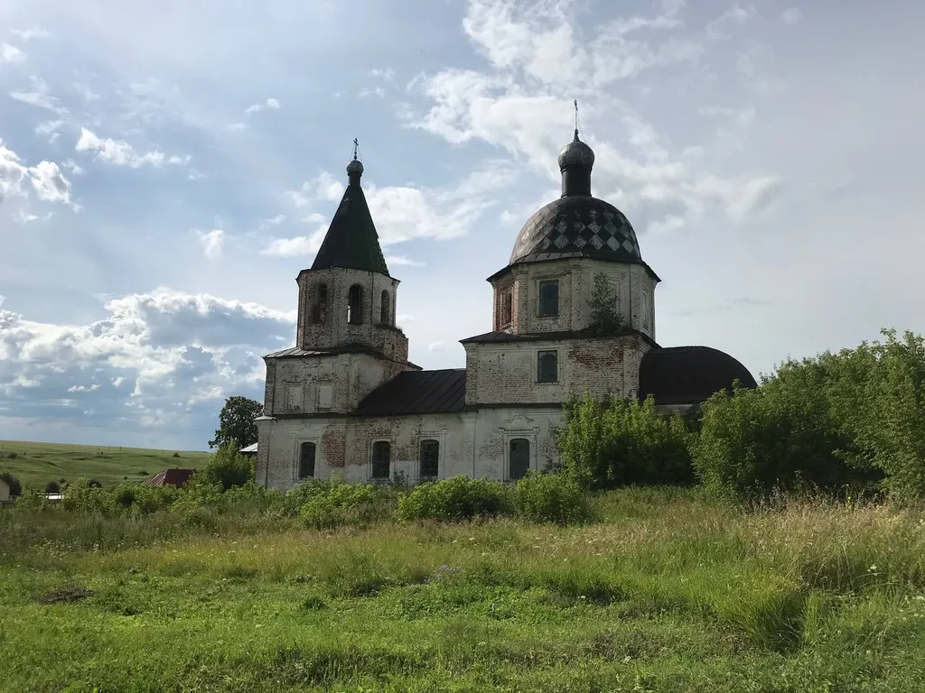 Церковь, где венчались родители В.И. Ленина: Черемышево, Пестречинский район, Татарстан