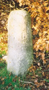 Milestone, Church Road; end of drive to Church Road House