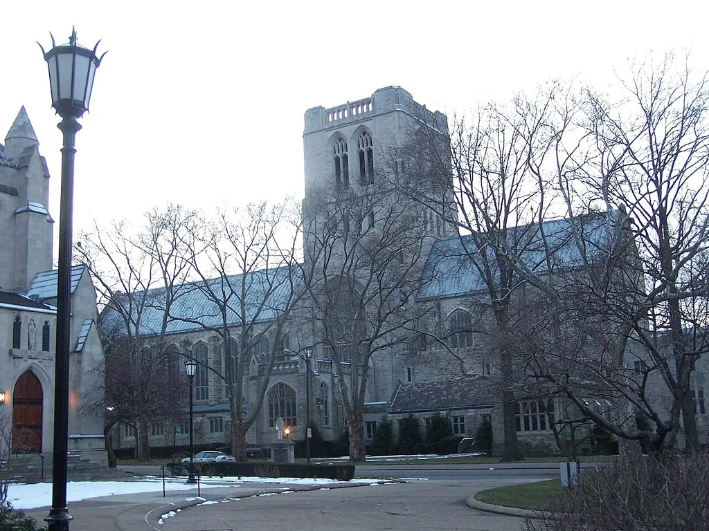 Sacred Heart Parish Church, Pittsburgh PA seen from Calvary Episcopal Church