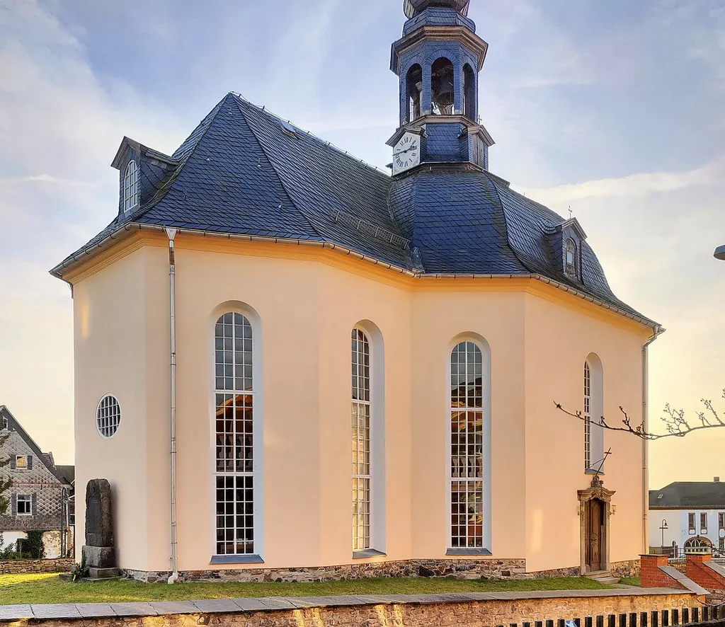 Evangelisch-lutherische Jesuskirche Lössau, Stadt Schleiz, Saale-Orla-Kreis, Thüringen, Deutschland