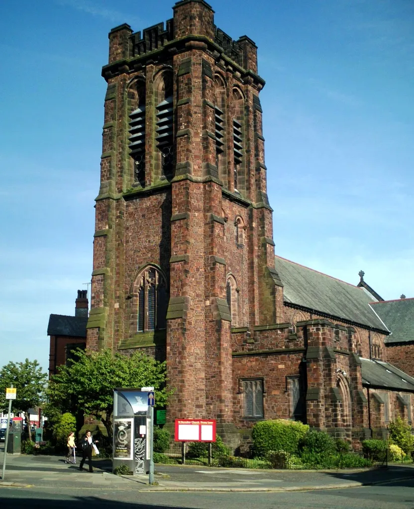 Closer view of St Barnabas, Penny Lane