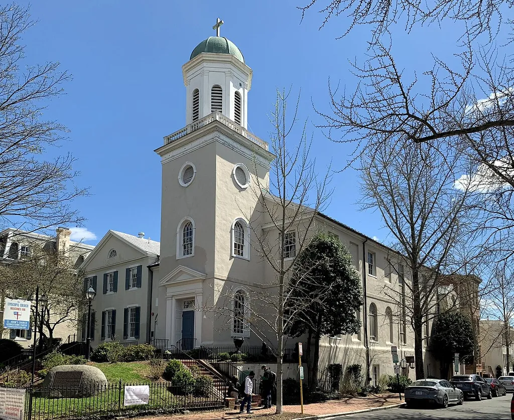 St. John's Episcopal Church, Georgetown, is located at 3240 O Street NW in the Georgetown neighborhood of Washington, D.C. It was built in 1804 and designed by William Thornton. The church is listed on the District of Columbia Inventory of Historic Sites and is a contributing property to the Georgetown Historic District.