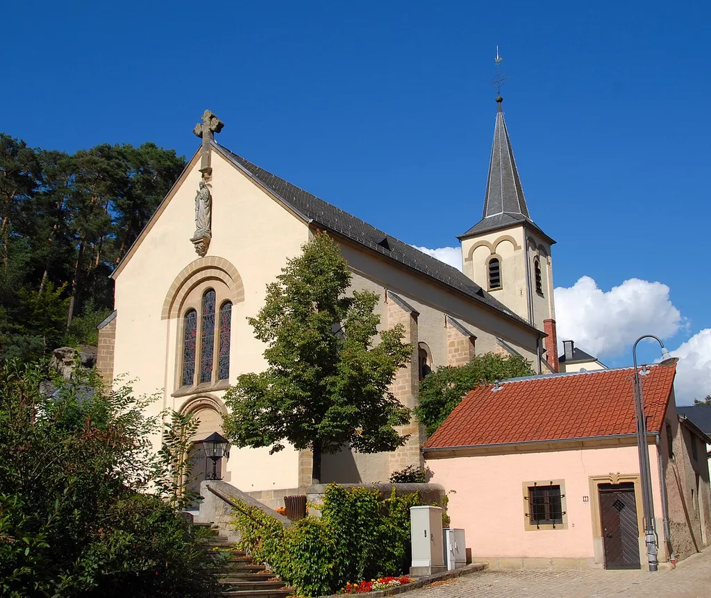 L'église de Bourglinster (Luxembourg)