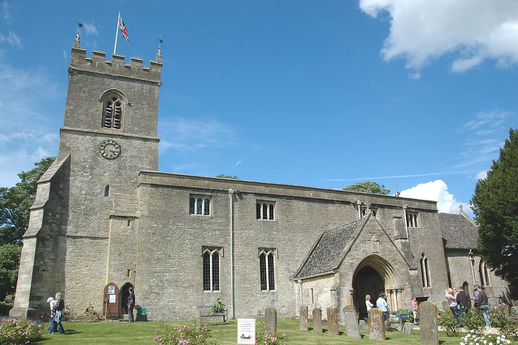 Church of England parish church of St Mary, Wootton, West Oxfordshire: view from the south