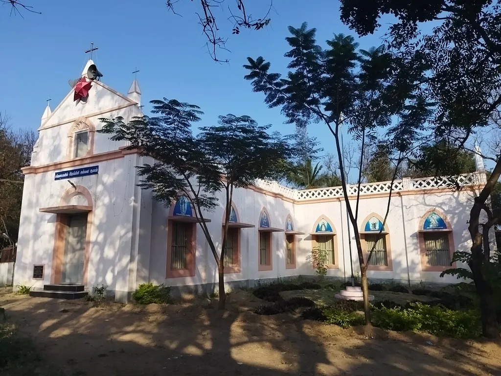 Queen Of Angels Church - Kadagathur