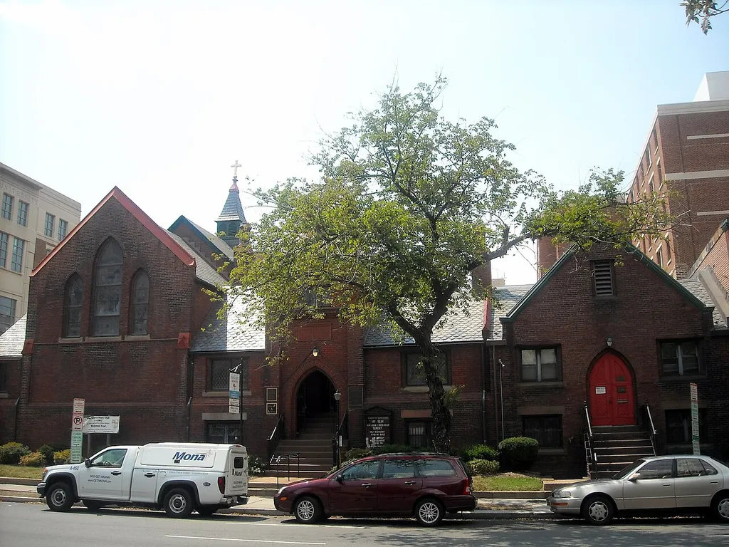 St. Mary's Episcopal Church at 730 23rd Street, NW in Washington, D.C. The building is listed on the National Register of Historic Places.