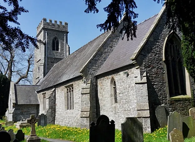 St Gwynog's church, Aberhafesp, Powys
