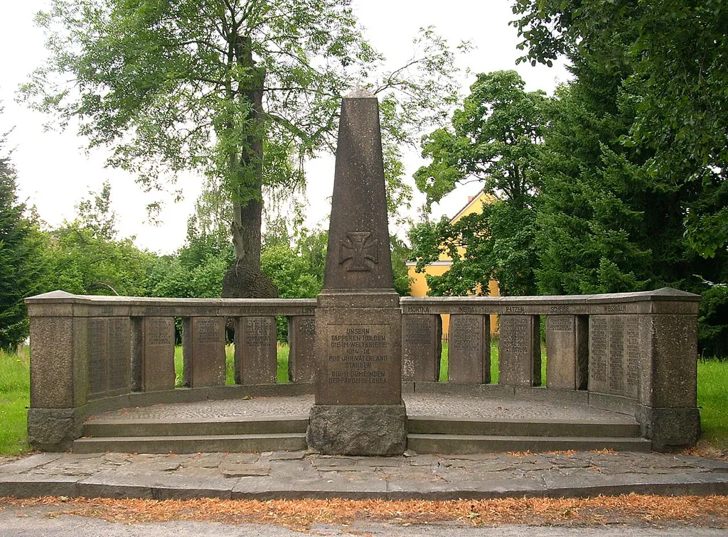Kriegerdenkmal für die Gefallenen des Ersten Weltkriegs in Lohsa