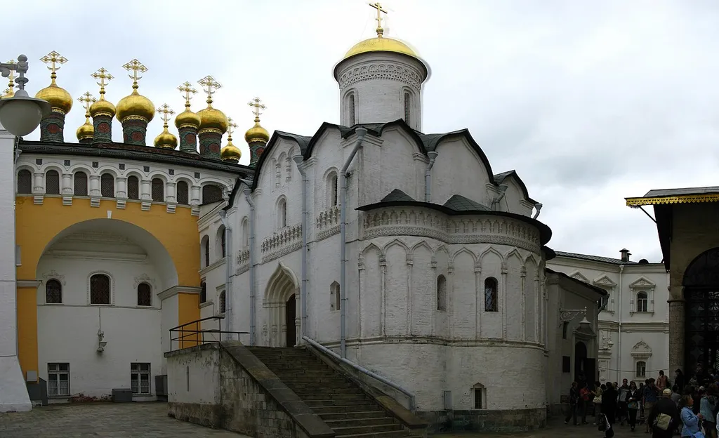 Upper Saviour's Cathedral and Terem Churches Kremlin, Moscow, Russia