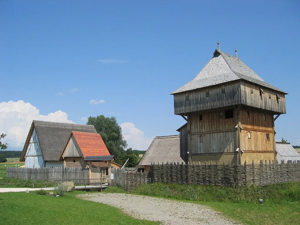 Bachritterburg (reconstruction of a medieval castle), Kanzach, Baden-Württemberg, Germany