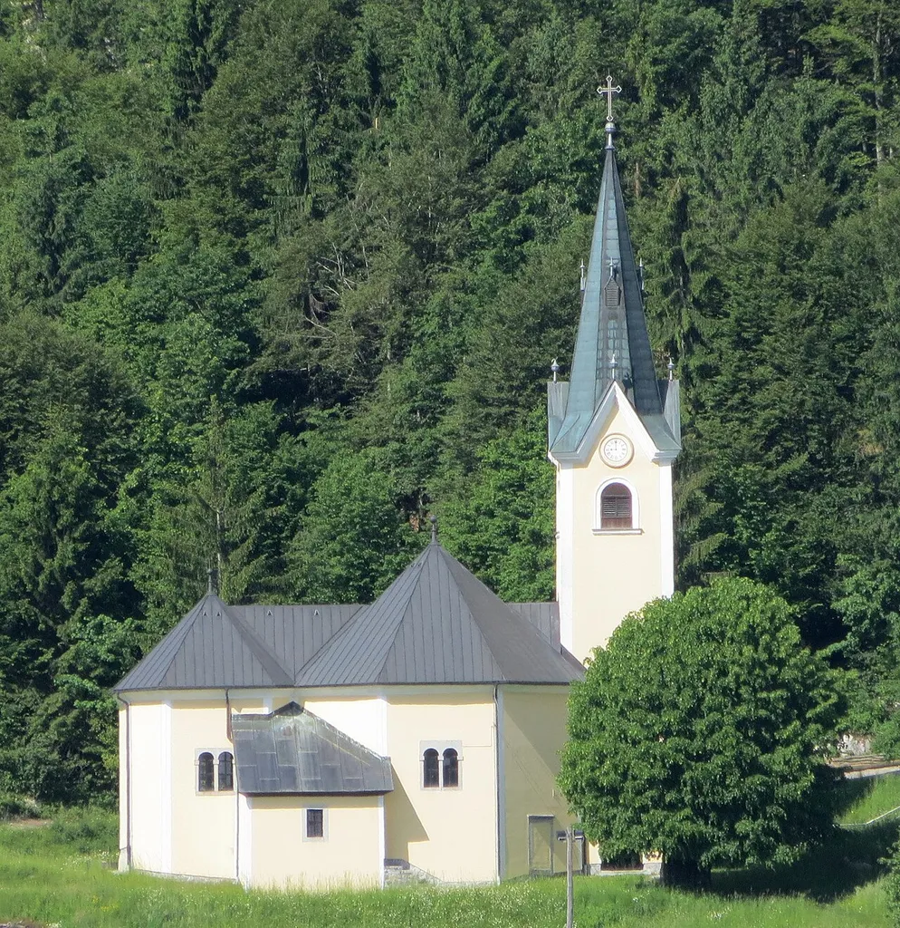 Saint Martin's Church in Podpeč, Municipality of Dobrepolje, Slovenia