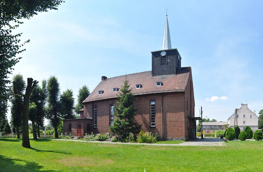Immaculate Conception church in Miłkowice, Poland