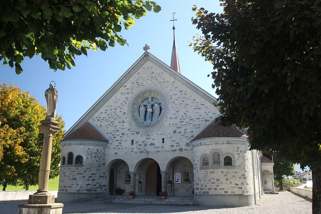 Church of Notre Dame of the Assumption, Au Village 203, Echarlens