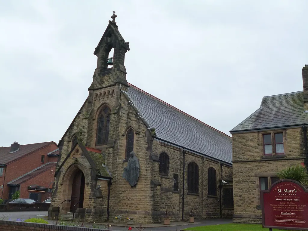 St Mary's Roman Catholic Church in Morecambe, Lancashire, England