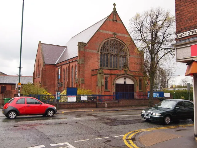 Nottingham - NG3, Data from Geograph: Description: A view across Woodborough Road (B684) from Eaton Street featuring Mapperley Methodist Church. The church occupies a prominent position in this neighbourhood, known is locally as "Mapperley Top". Behind the tree another... more ICBM: 52.98150002439, -1.127457797316 Location: 3 km from Arnold, Nottinghamshire, Great Britain.
