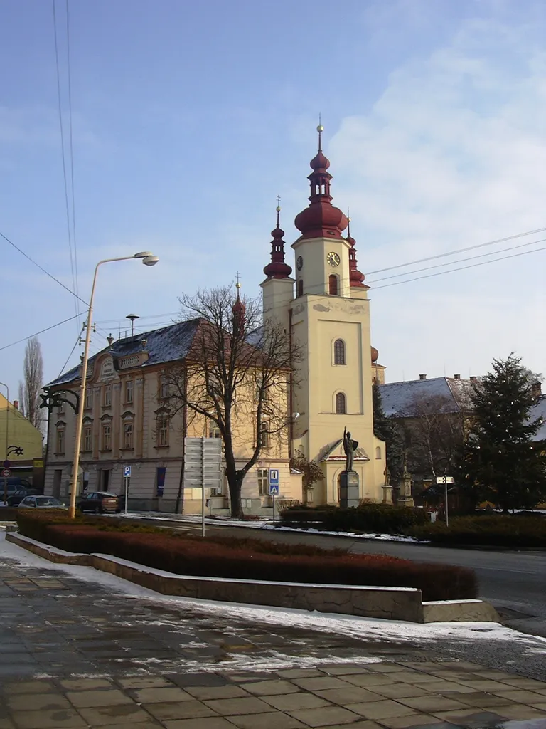 St Andrew church in Ivanovice na Hané, Vyškov District, Czech Republic
