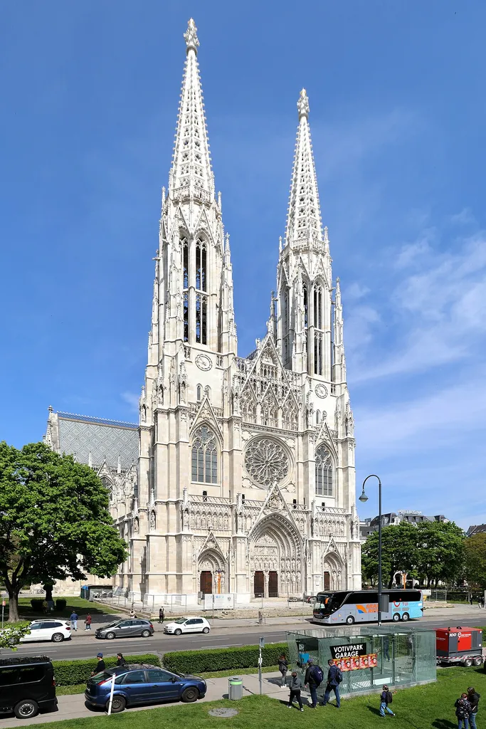The Votive Church in Vienna.