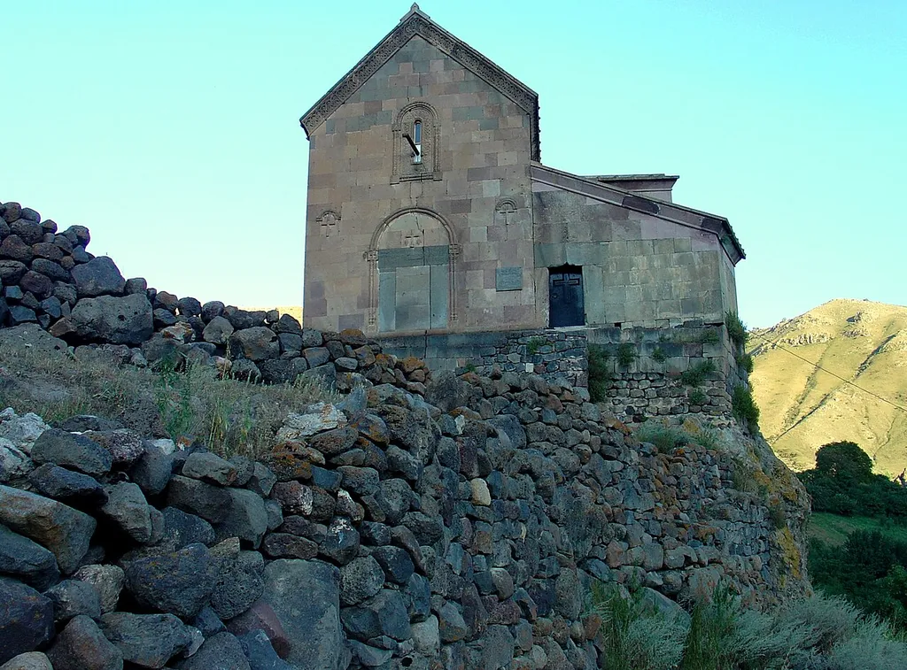 Tsunda church. View from west