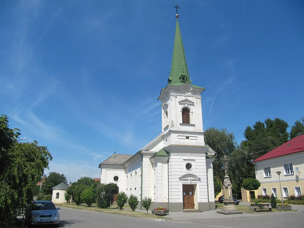 Říkovice, Přerov District, Czech Republic. Saint Anne church.