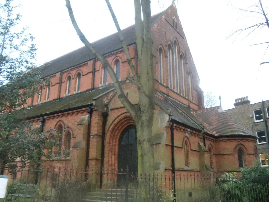 Side view of Emmanuel Church, West Hampstead