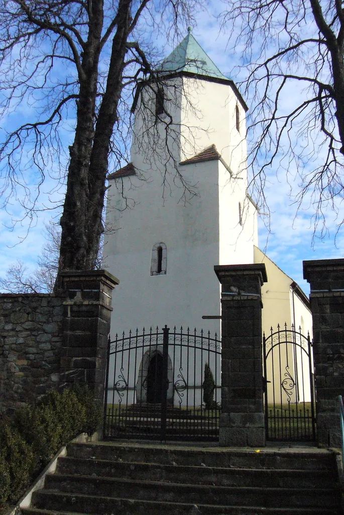 Stare Jaroszowice - rzymskokatolicki kościół filialny p.w. Niepokalanego Poczęcia NMP, 1385, XIX