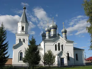 Holy Trinity church in Łahišyn