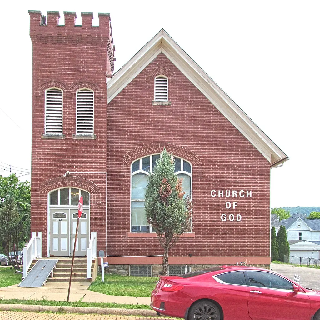 Church of God, formerly Second Presbyterian Church, in Coraopolis, Pennsylvania