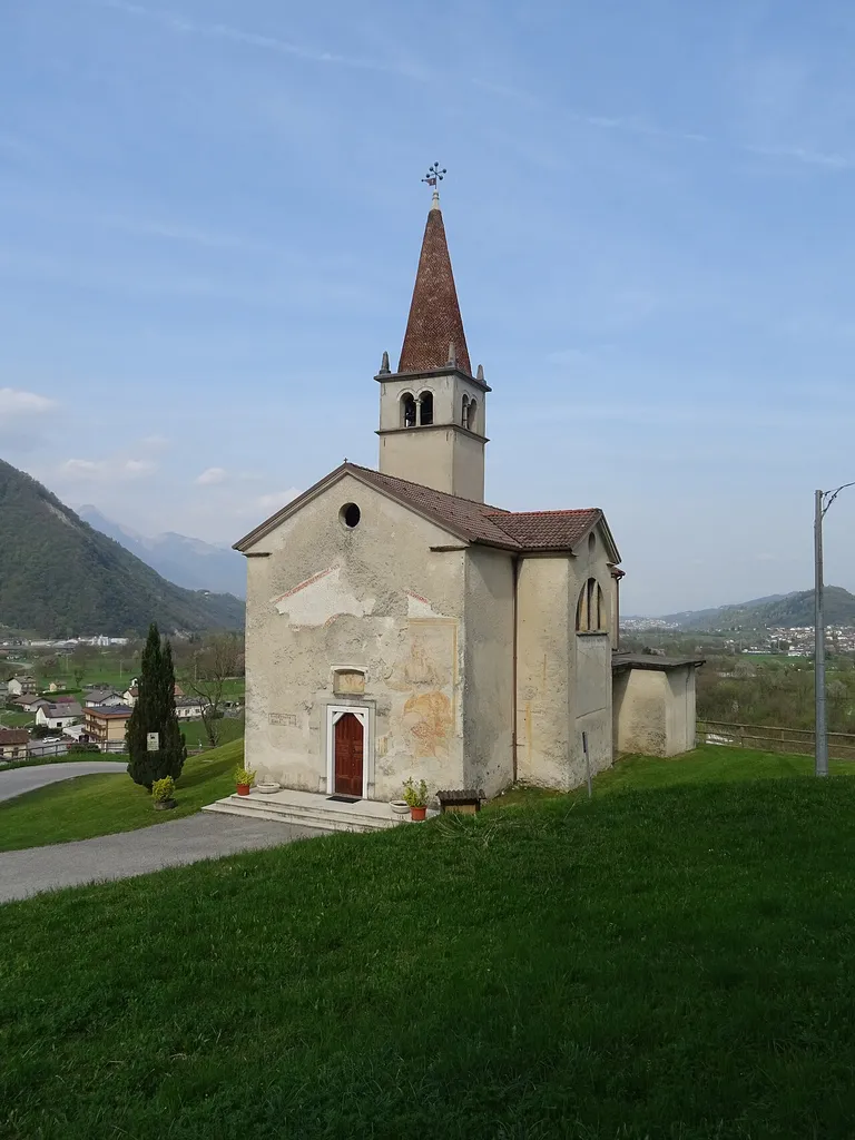 Caupo (Seren del Grappa, Veneto, Italy), Saints Vitus and Modestus church